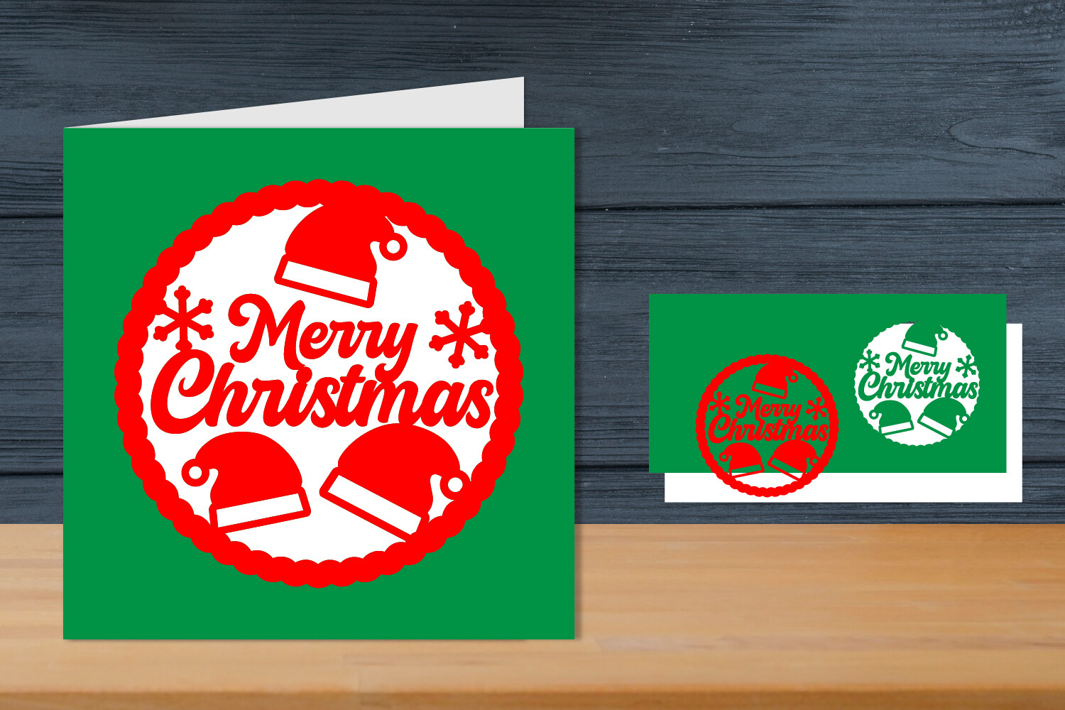 Christmas Greeting Card Template Graphic by assalwaassalwa · Creative ...