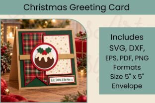 Pudding Drawing/design Christmas Pudding SVG Card · Creative Fabrica