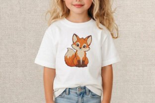 Cute Red Fox Embroidery Design · Creative Fabrica