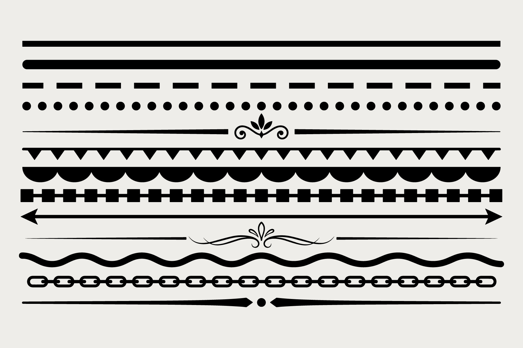 Decorative Border Line Bundle Graphic by Gfx Vector Design · Creative ...