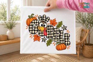 Gobble Fall Pumpkin Turkey PNG Graphic by CraftFusion Studio · Creative ...