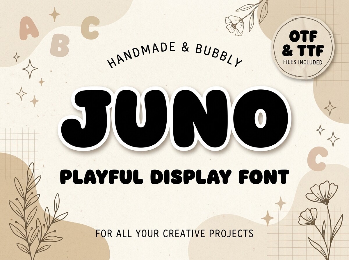 Juno Font by kulturrno · Creative Fabrica