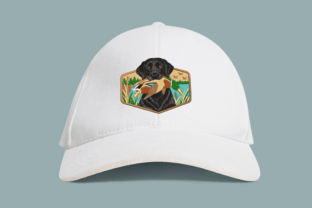 Hunting Dogs Patterns Outdoor Dog Black Labrador Duck Hunting · Creative Fabrica
