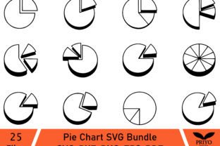 Pie Chart SVG Bundle Graphic by Priyo Design Shop · Creative Fabrica