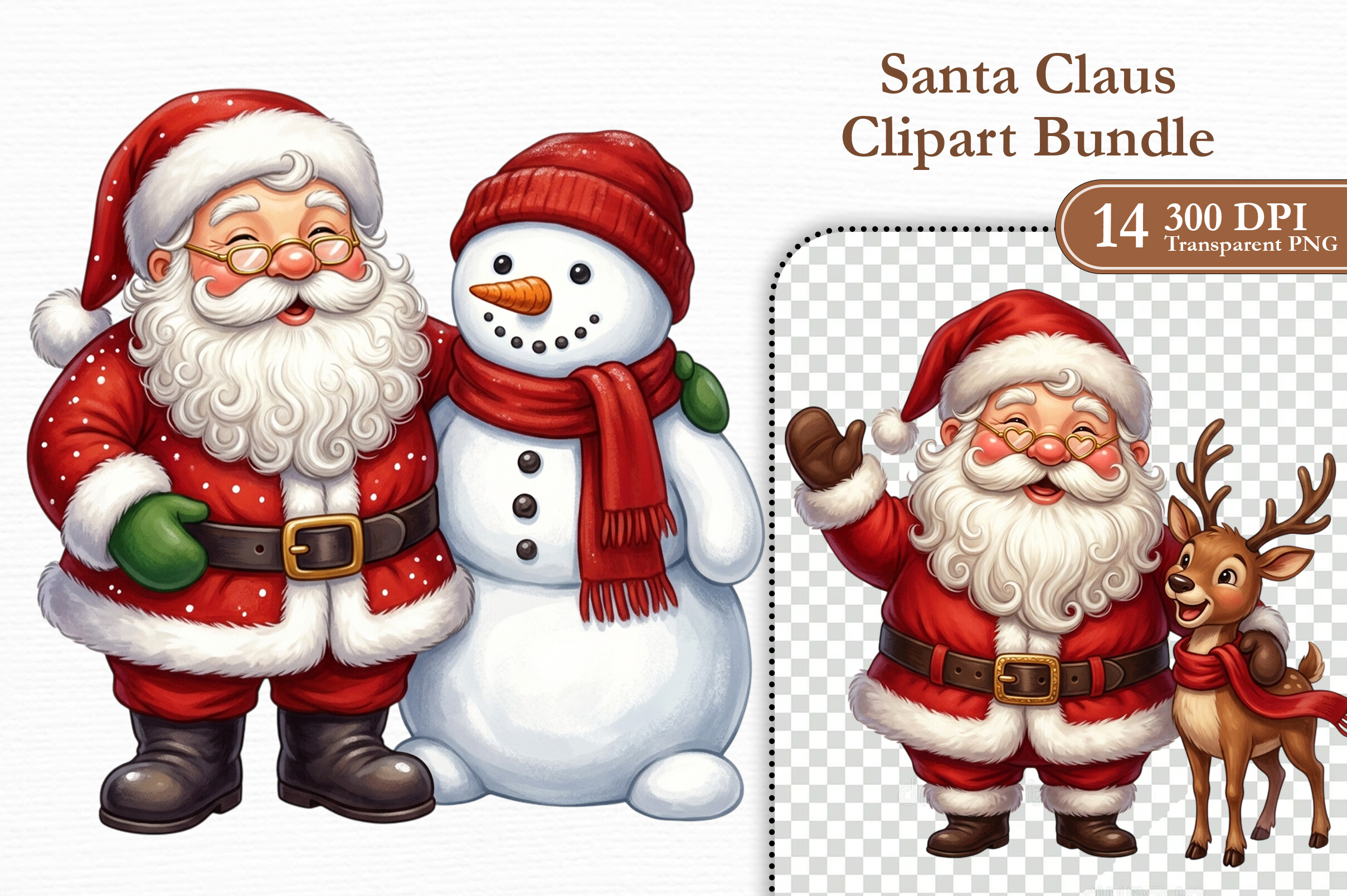 Zone Template Cursive Santa Claus Clipart Bundle Graphic by KIDS ZONE · Creative Fabrica