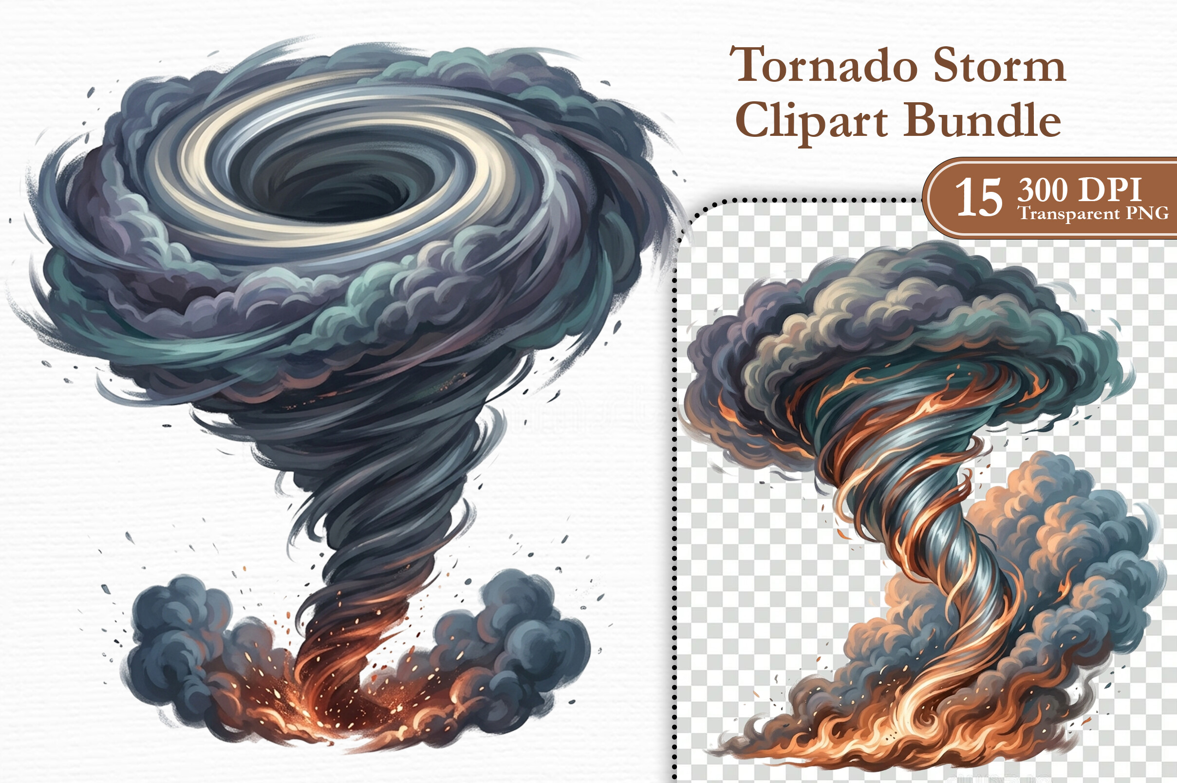 Zone Template Cursive Tornado Storm Clipart Bundle Graphic by KIDS ZONE · Creative Fabrica