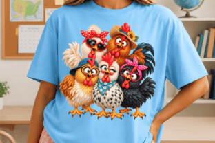 Whimsical Chicken Clipart PNG Bundle Graphic by Craftoria · Creative ...