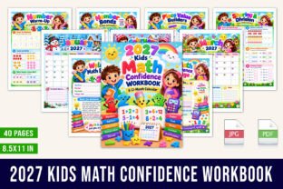 2027 Kids Math Confidence Workbook Graphic by designmela01 · Creative ...