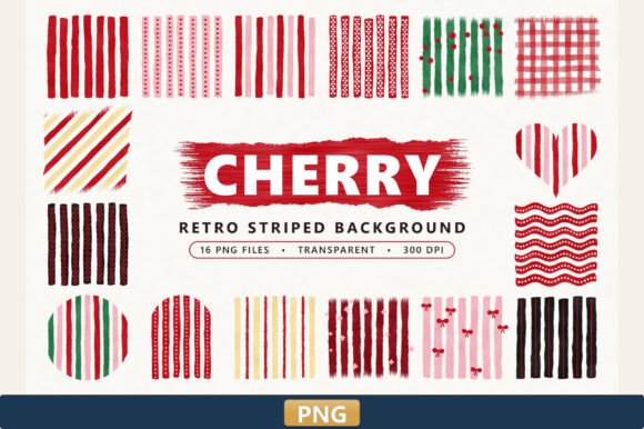 Little One Striped Background PNG Bundle Graphic by Cute Things ...