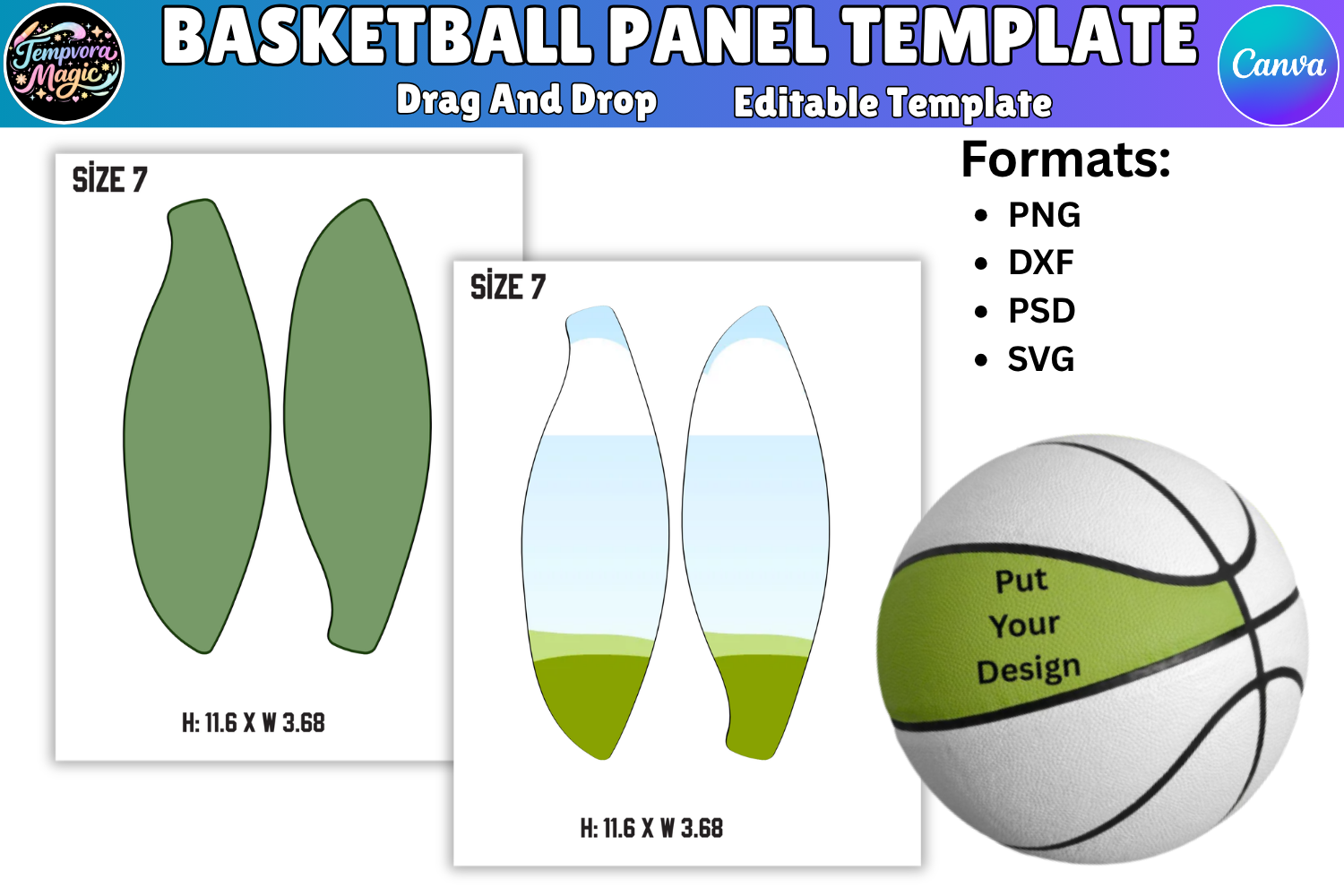 Editable Basketball Panel Template Graphic by Tempvora Magic · Creative ...