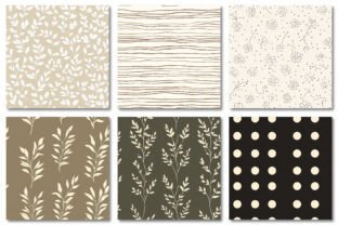 Neutral Border Graphics Neutral Boho Seamless Digital Paper Graphic by Dream Creation ...