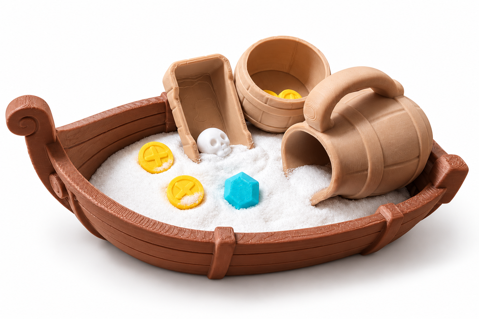 Pirate Ship Treasure Set · Creative Fabrica
