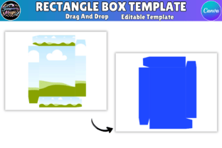 Rectangle Box Canva Editable Template Graphic by Tempvora Magic ...