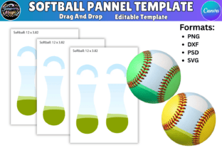 Button Panel Matrix Softball Panel Canva Frame Template Graphic by Tempvora Magic ...