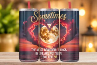 Sunset Heart Inspirational Quote