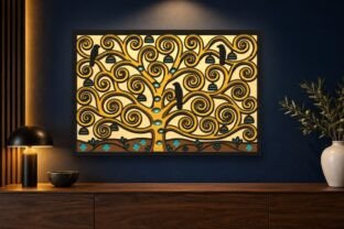 Compass Layered Svg Tree of Life Multilayer 5 Layer SVG Graphic by Decorartes · Creative ...