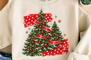 Tree Plan In Graphics Vintage Christmas Trees Trio PNG Graphic by Pencil Studio · Creative ...