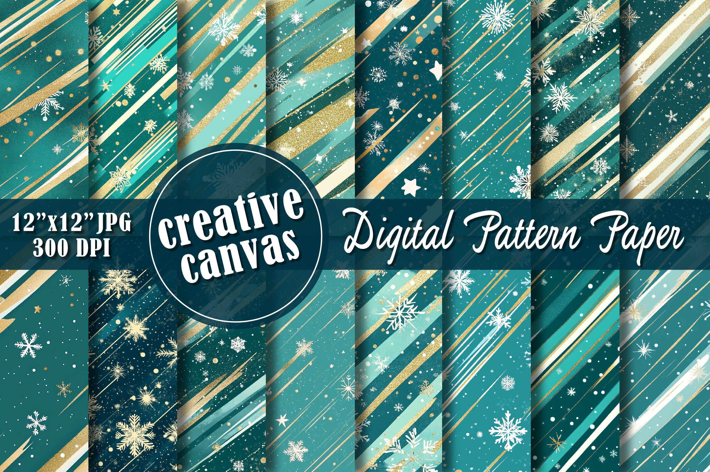 Winter Sparkle Backgrounds Graphic by Creative Canvas · Creative Fabrica