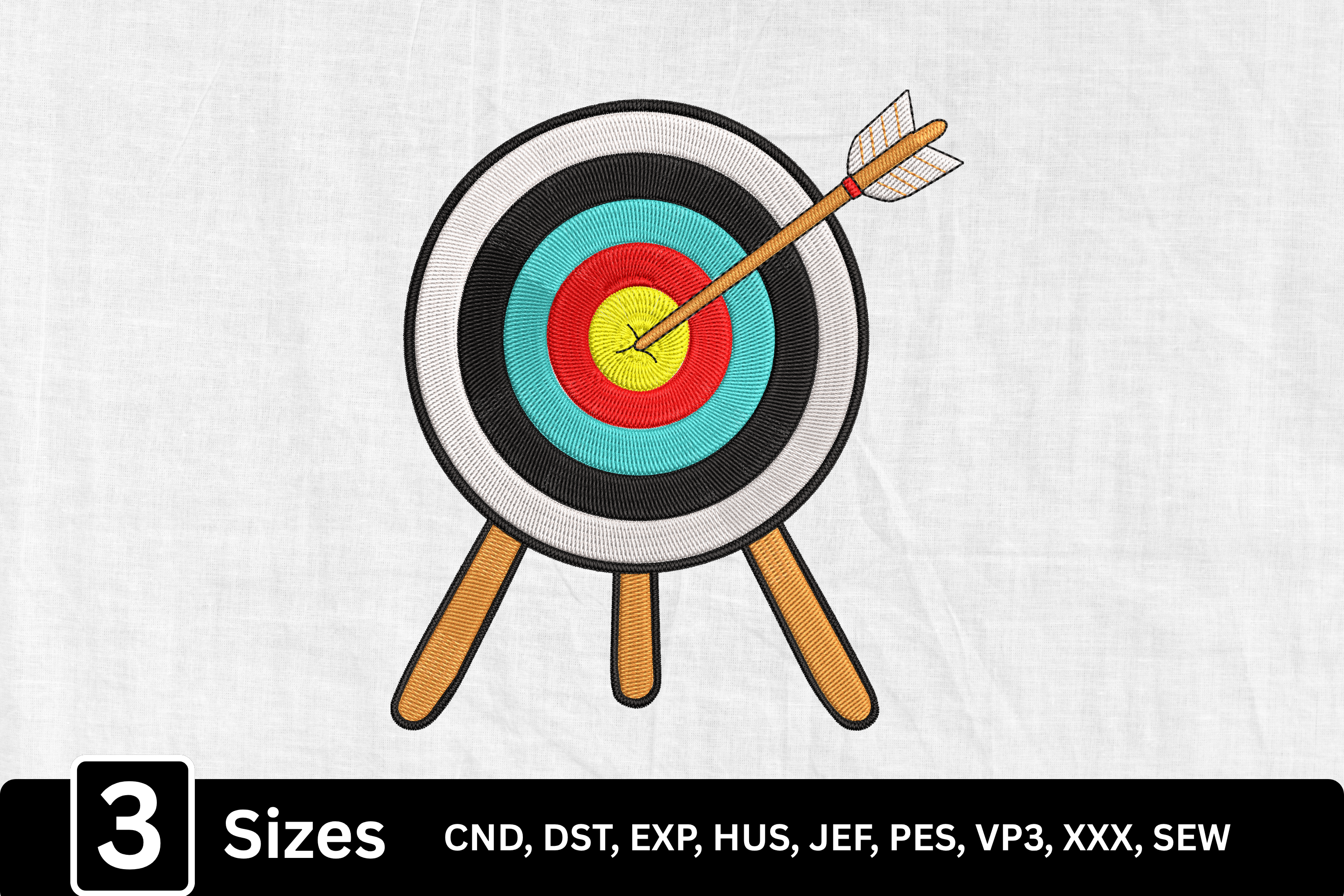 Bullseye Arrow Archery Target · Creative Fabrica