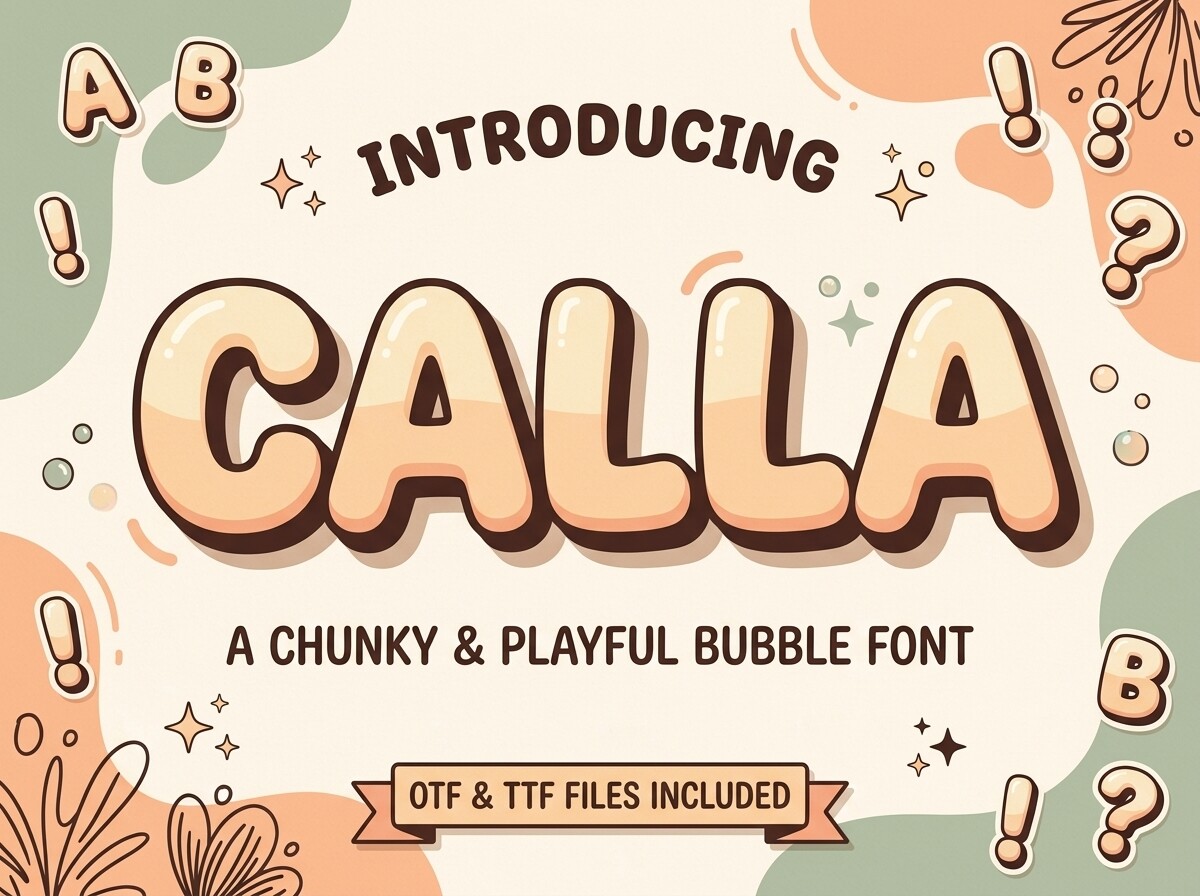 Calla Font by pavel · Creative Fabrica