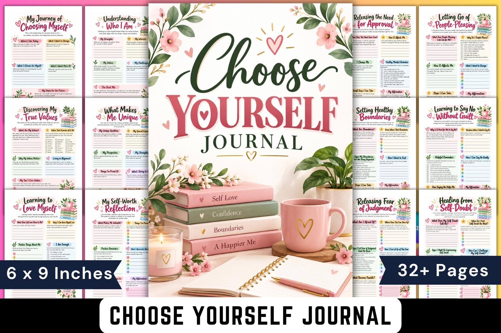 Choose Yourself Journal Graphic by Mahira Pro · Creative Fabrica