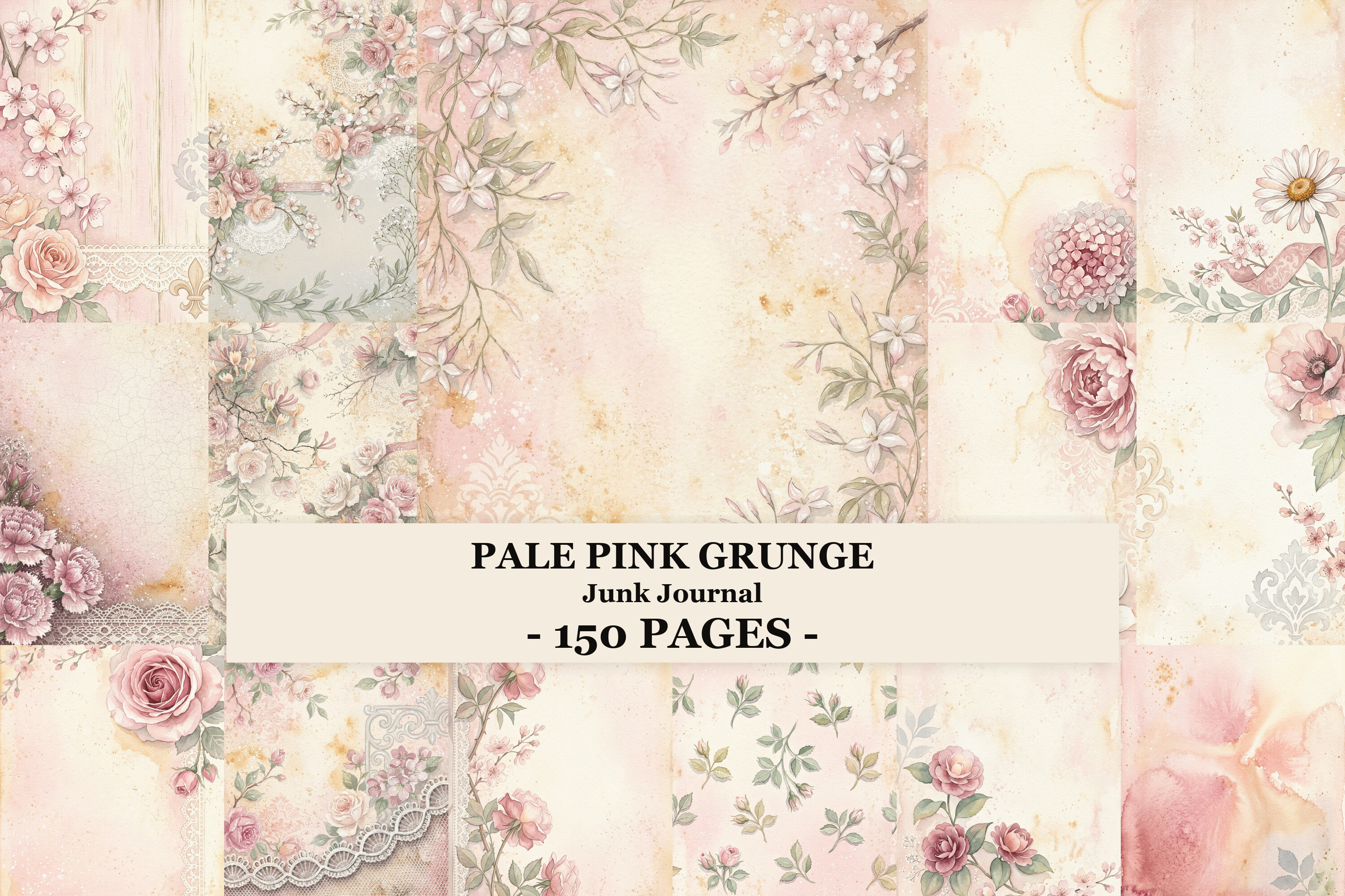 25 Lettering Graphics Calligraphy Pale Pink Grunge Graphic by Rusho Designs · Creative Fabrica