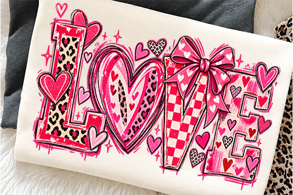 Pink Coquette Love Hearts PNG Graphic by JisanStudio · Creative Fabrica