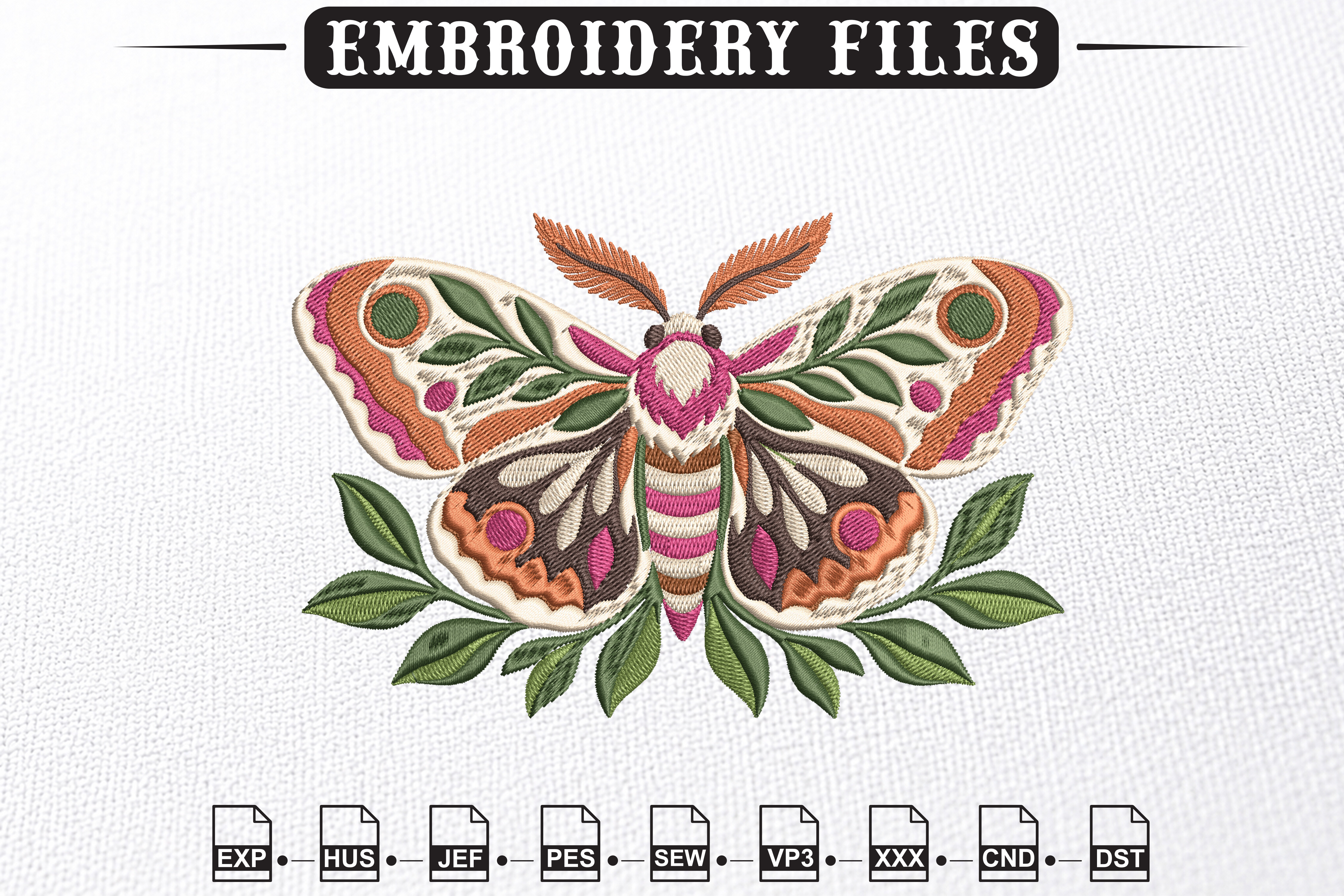 Insects Bug Crafts Botanical Insect Embroidery Design · Creative Fabrica