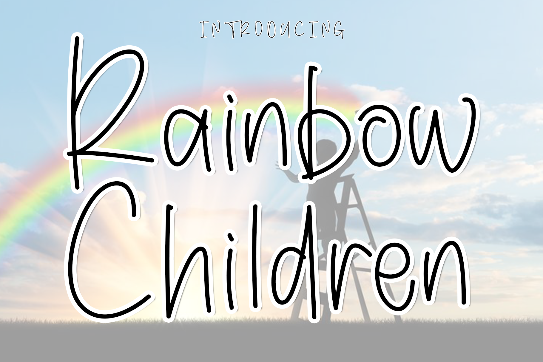 Rainbow Children Font by Creatype Designer · Creative Fabrica